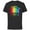 Black, variant on Star Wars Logo with Pride Icons - Short Sleeve Cotton T-Shirt for Adults - Customized-Black