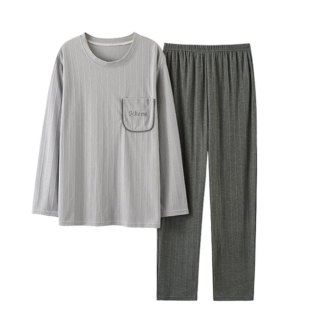SHIXIAOO Mens Warm Underwear Mens Thickened and Fast Heating Bottom Autumn Clothes and Autumn Pants Set