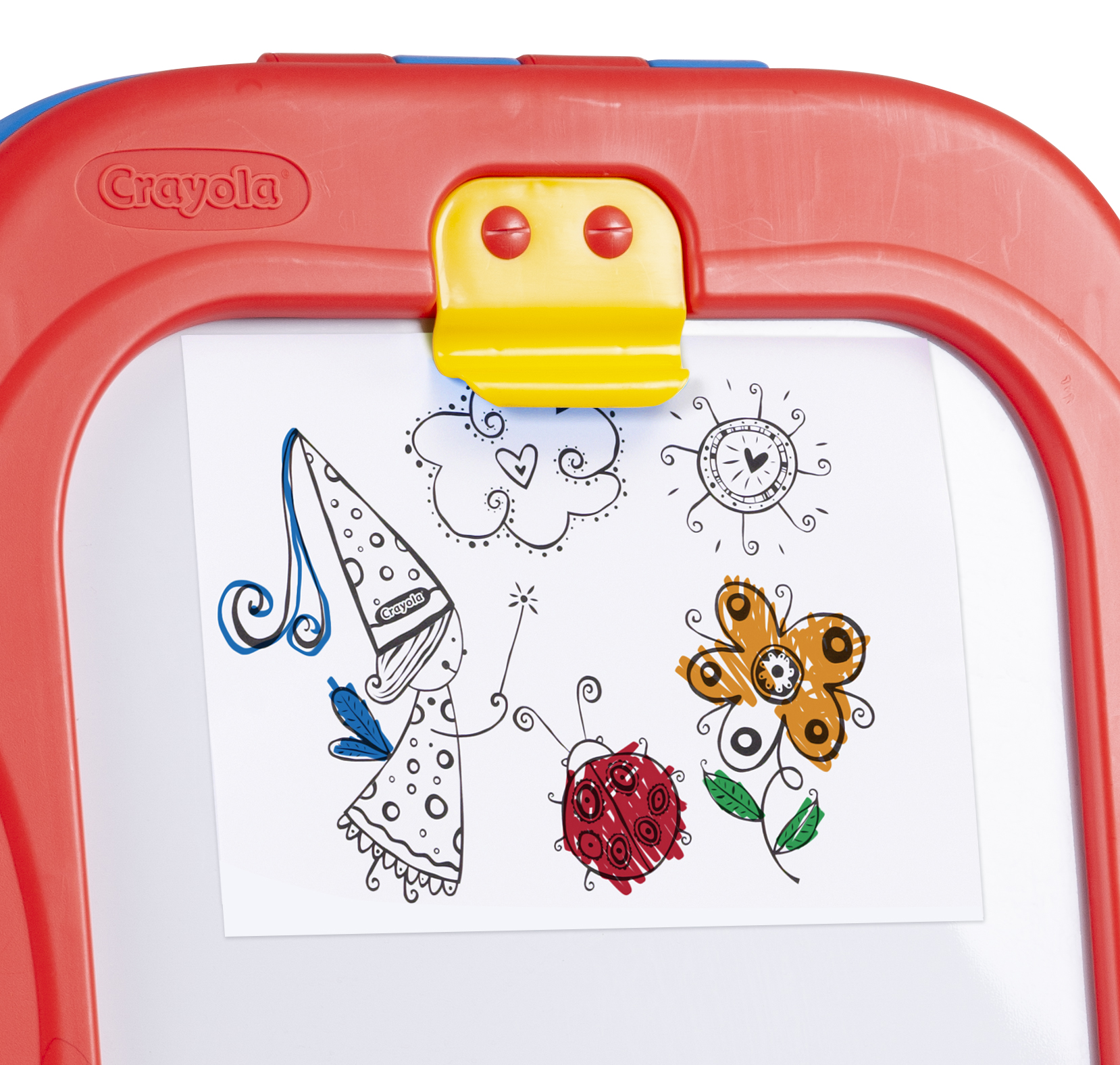 Crayola 3-in-1 Double Easel with Magnetic Letters (Blue, Red) - image 3 of 4