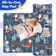 thumbnail image 4 of Dark Blue Christmas Santa Pattern Toddler Nap Mats for Kids Preschool,50"x20" Sleeping Mat Bag or Kids,Toddler Sleeping Bag,Toddler Nap Mat or Daycare, 4 of 6
