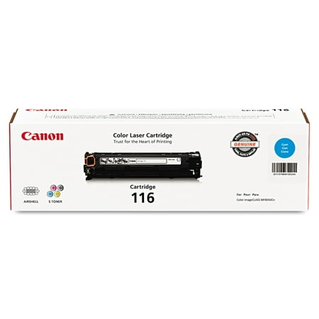 Canon 1979B001 (116) Toner, 1500 Page-Yield, Cyan (Best Foam Cannon 2019)