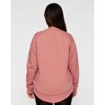 thumbnail image 3 of LAT Ladies Weekend Tunic Fleece | Women's Long Sleeve Sweatshirt, Mauvelous, XX-Large, 3 of 5