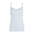 thumbnail image 4 of Débardeur Mode pour Femmes Dos Nu en Modal à Bretelles Ajustables avec Soutien-Gorge Intégré Rembourré Auto-Moulant Hauts Courts Camisole Gilet Sans Manches, 4 of 4
