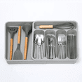 thumbnail image 6 of 2X Expandable Cutlery Drawer Organiser, Utensil Organiser for Kitchen Drawers, Adjustable Silverware Organiser, 6 of 7