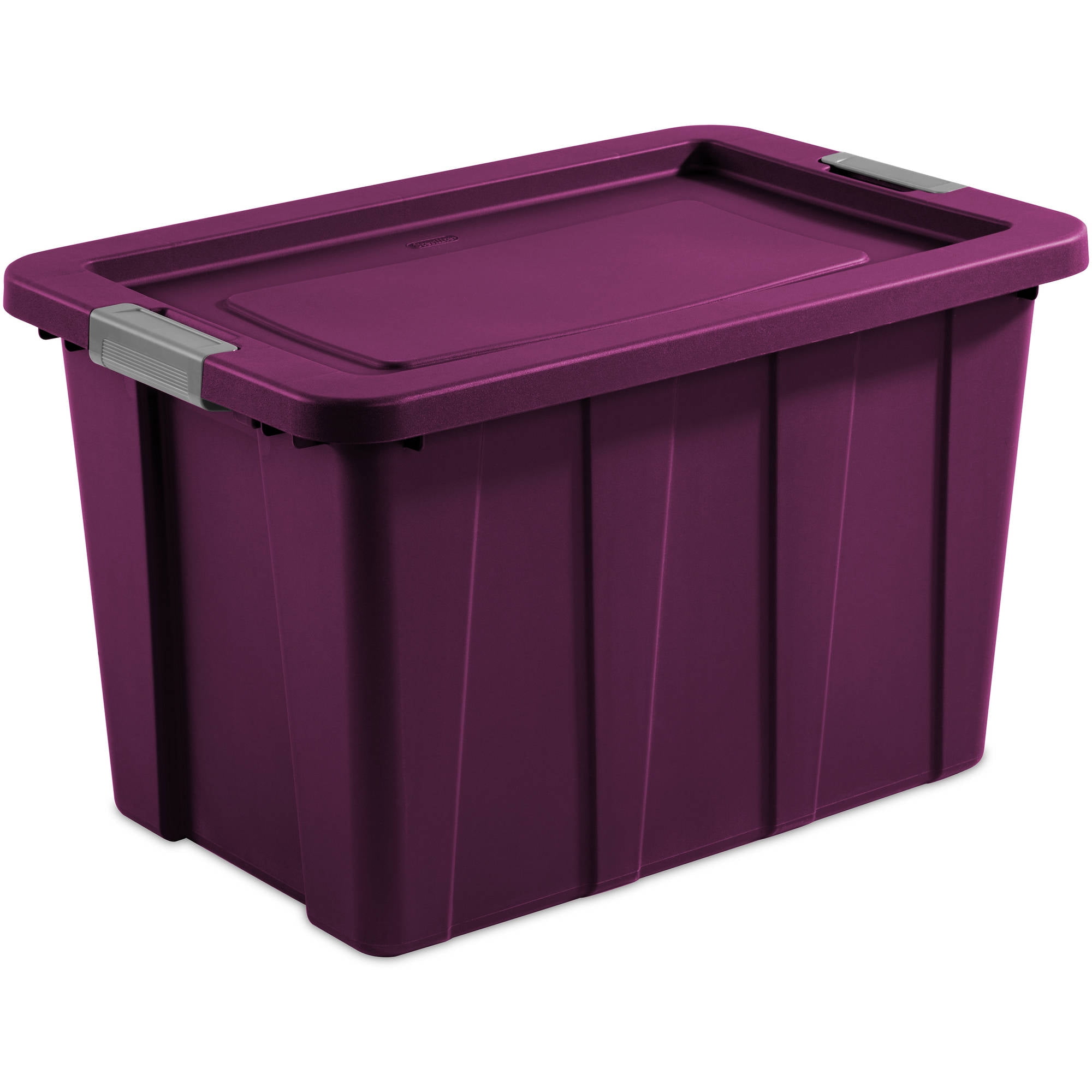 purple storage totes