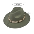 thumbnail image 5 of Baberdicy Western Cowboy Hat for Men Women Clearance Sales, Fashionable Fedora Fedoras Men Wide for Women Dress Hat Women's and Hats Baseball Caps, 5 of 9