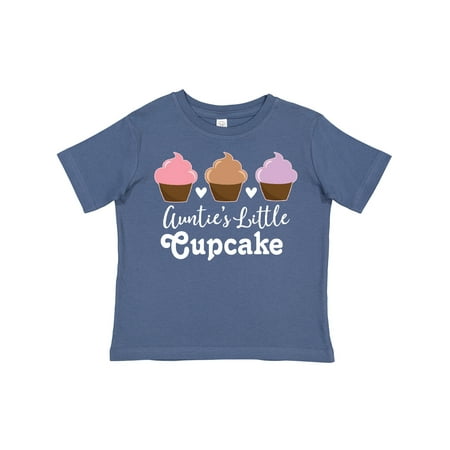 

Inktastic Auntie Little Cupcake Niece Gift Gift Toddler Toddler Girl T-Shirt