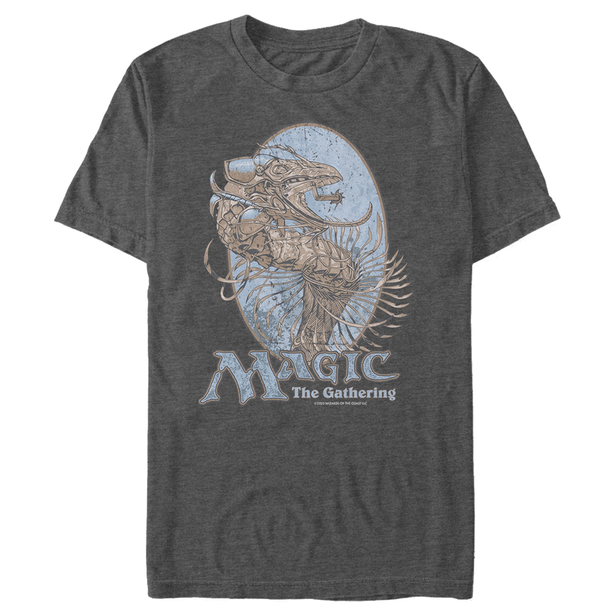 Men's Magic: The Gathering Urza's Saga Art  Graphic Tee Charcoal Heather Medium
