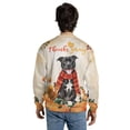 thumbnail image 5 of Happy Thanksgiving Pitbull with Turkey Pumpkins Autumn Vibes All Over Print 3D Sweatshirt Unisex Merch Terrier Dog Lover - 12018, 5 of 6