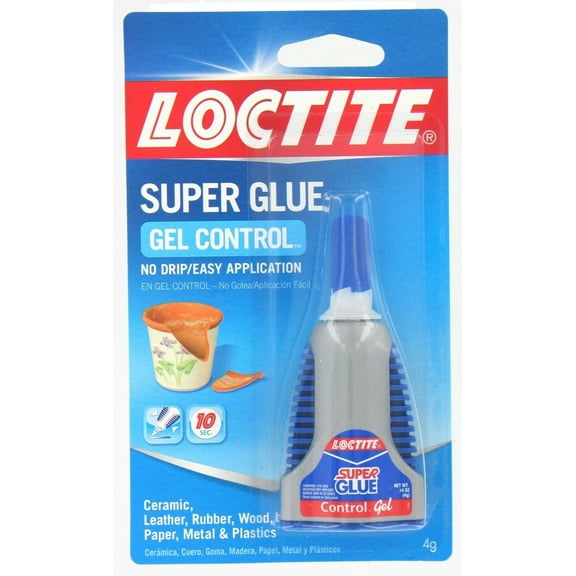 Loctite Super Glue Gel Control, 0.14 oz (Pack of 2)