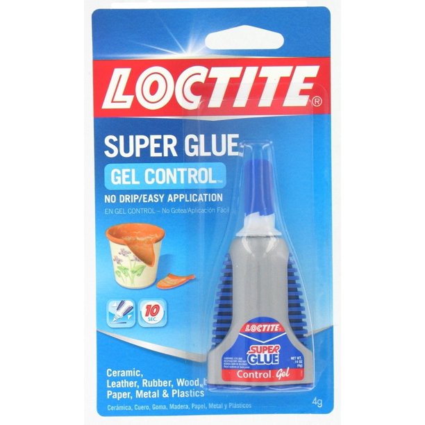 Loctite Super Glue Gel Control, 0.14 oz (Pack of 6)