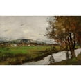 thumbnail image 3 of Joseph Frank Currier 14x11 Black Modern Framed Museum Art Print Titled - Canal at Dachau (Canal in Bavaria) (circa 1890s), 3 of 5