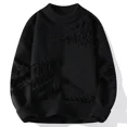 thumbnail image 3 of Nuevo suéter con agujeros y diseño de moda para otoño e invierno, suéteres de cachemira suaves y cálidos para hombre, jerséis navideños de alta gama para hombre, 3 of 4