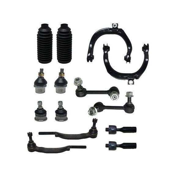 Front Control Arm Ball Joint Tie Rod and Sway Bar Link Kit - Compatible with 2004 - 2006 Chevy SSR Base 2005