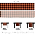 thumbnail image 5 of mubwai Fall Checkered Table Runner - Orange Buffalo Plaid Halloween Thanksgiving Stain Resistant Washable Table Decoration for Dining/Parties/Holiday Decor, 13 x 70 Inch, 5 of 7