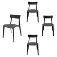 thumbnail image 1 of SET DE 4 SILLAS DE EXTERIOR BRIANZA COLOR NEGRO, 1 of 8