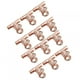 thumbnail image 1 of Pinzas para Pellizcar Uñas ANGGREK 12 Piezas Curva C Clips Oro Oro Rosa, 1 of 8
