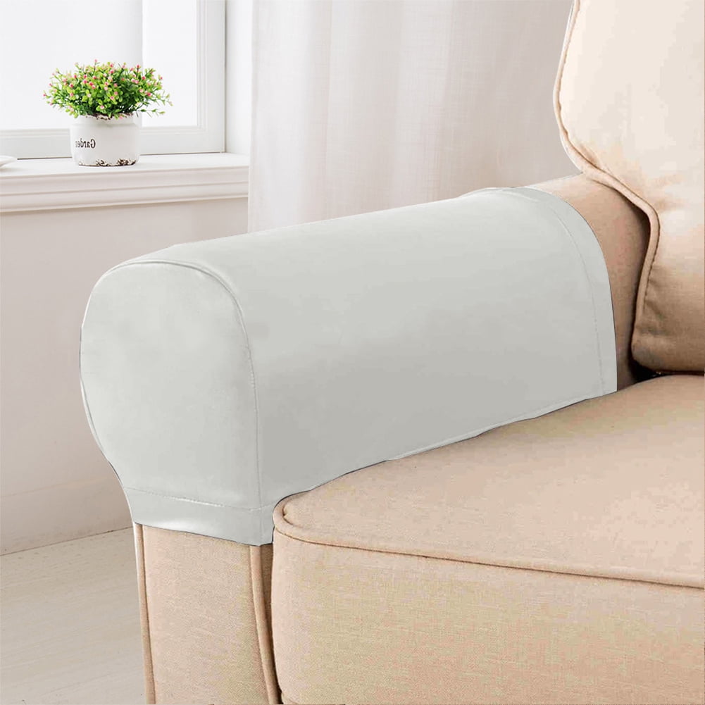 Details about   2Pcs Removable Arm Stretch-Sofa Couch Chair Protector Armchair Covers 