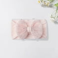 thumbnail image 2 of Qopobobo Baby Girl Headbands Baby Nylon Headbands Hairbands Hair Bow for Baby Girls Newborn Infant Toddlers Kids Light Pink,One Size, 2 of 3