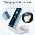 thumbnail image 6 of XGFHYJEH Charging Station, Wireless Charging Station, Charging Station for Multiple Devices, Wireless Charging, 15W 3 in 1 Charging Station, Wireless Charge, for Android, Iphone, Apple, Samsung, Ipad, 6 of 6