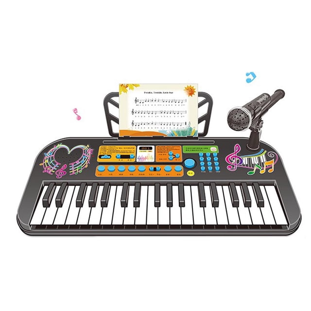 Piano digital electrónico portátil para niños, para el hogar, con teclado de 37 teclas, para principiantes