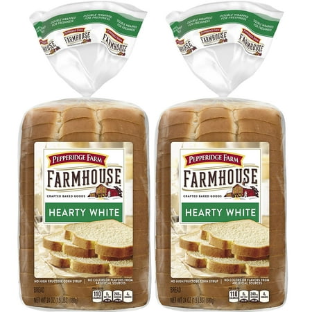 Pepperidge Farm Farmhouse Hearty White Bread (2 pk., 24 (Best White Bread Brand)