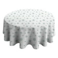thumbnail image 4 of Christmas Round Tablecloth 60x60in(153x153cm) – Waterproof Polyester Table Cover with Full Print Design, Wrinkle Resistant & Washable for Kitchen Dining Party Decor, 4 of 6
