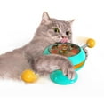 thumbnail image 3 of DOLITY Jouet Interactif pour Chat MagiDeal avec Ventouse Bleu, 3 of 9