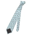 thumbnail image 5 of Naloa Cute Panda Bear Print Solid Color Tie Formal Necktie for Men，Suitable for business, daily life, work, 5 of 5