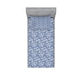 thumbnail image 2 of Flower Bedding Set with Sheet & Covers, Botanical Garden Motif with Flourishing Nature Growth Art Pattern, Printed Bedroom Decor 2 Shams, 4 Sizes, Slate Blue Purple, by Ambesonne, 2 of 3