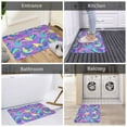 thumbnail image 5 of Rateoe Disco Roller Skates Pattern Flannel Door Mat Indoor Outdoor Entrance, Waterproof All-Weather Doormat,Fade Resistant, Low Profile Entryway Mat 16x24in, 5 of 7