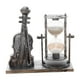 thumbnail image 3 of Estatua de reloj de arena con forma de violín, temporizador de arena, reloj de arena, adorno decorativo, reloj de arena para Argén, 3 of 9
