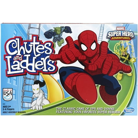 Marvel Spider-Man Web Warriors Chutes & Ladders Game
