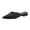 Black, variant on Women's Mesh Sandals Breathable Casual Closed Pointed Toe Backless Block Heeled Slip on Slippers for Walking Work Office