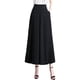thumbnail image 3 of Pantalones palazzo largos informales para mujer, Perfecl, Cintura alta, Elástica, Pierna ancha, Negro, SG, 3 of 8