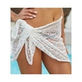thumbnail image 2 of FUTATA Beach Skirt Womens Short Wrap Bikini Cover Up Summer Dress Swimwear Sarong White, 2 of 6