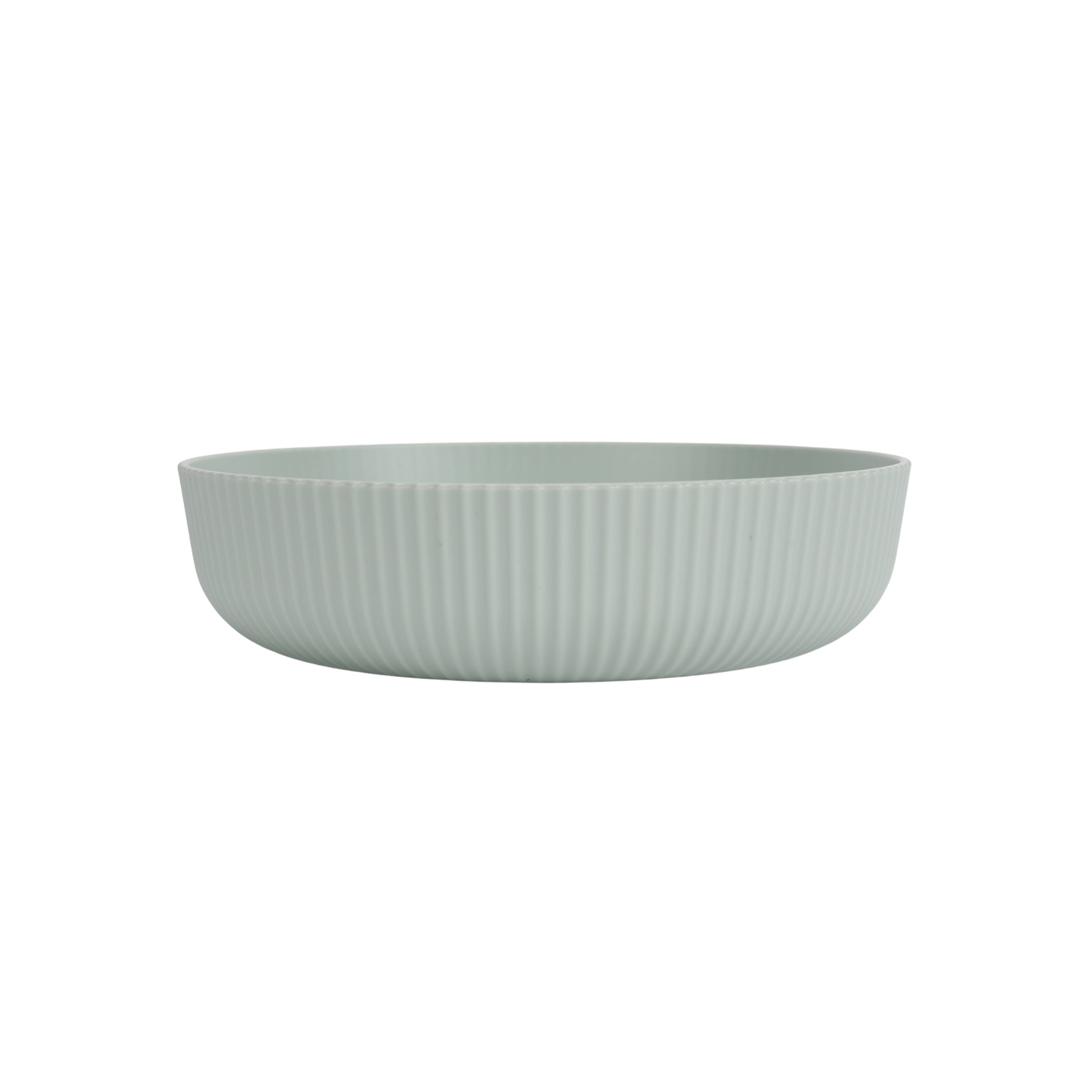 (4 pack) Mainstays - Soft Sea Green Eco-Friendly Recycled Plastic Dinner Bowl, 43-Ounce