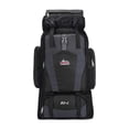 thumbnail image 1 of Mochila de senderismo, mochila de viaje, mochila multiusos para montañismo, mochila informal de 80 l para viajes al aire libre, turismo y trekking Negro, 1 of 8