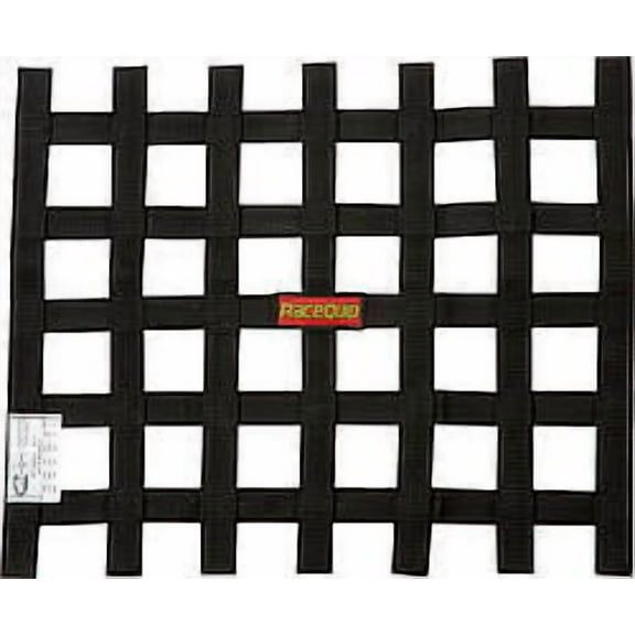 RaceQuip 726004RQP Window Net SFI 27.1 1 in Webbing 18 x 21 in Rectangle Black