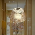 thumbnail image 4 of Cubierta de linterna de techo de sombra de luz colgante de bambú tejido para cocina dormitorio casa 11cmx17cm Yuyangstore Pantalla de lámpara, 4 of 7