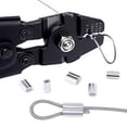 thumbnail image 3 of Amdohai 150PCS/300PCS (Optional) Portable Aluminum Double Crimping Loop Easy To Use Three Different Size Anti-corrosion Anti-rust, 3 of 5