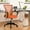 Orange, variant on Mid-Back Office Chair, Ergonomic Computer Chair Adjustable Desk Chair with Armrest, Rolling Swivel Chair for Home&Office, Easy to Assemble, Black