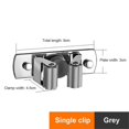 thumbnail image 5 of Punch-free Kitchen Tool Seamless Wall Mounted Mop Clip Stainless Steel Mops Rack, 5 of 5