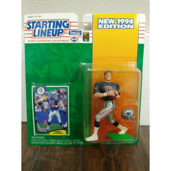 Starting Lineup 1994 Drew Bledsoe NFL New England Patriots