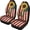 26, variant on Universal Fit Seat Covers for Cars Trucks SUV 2 Pcs Set American Flag Retro Stars and Stripes Pattern Seat Covers Accessories