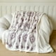 thumbnail image 5 of Manta doble de tafetán hueco catiónico de lana de cordero | Manta suave y cálida para oficina, sofá o cama | Acogedora manta para dormir en interiores durante la temporada de frío, 5 of 7