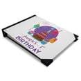 thumbnail image 2 of Darling Souvenir White celebration objects Hardbound Cover Personalized Printed Birthday PartyGuestbookScrapbook-9 x 12 Inches, 2 of 5