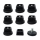 thumbnail image 1 of Patas niveladoras Uxcell 40 x 40 mm Inserciones cuadradas para patas de sofá niveladoras ajustables 8 juegos, 1 of 7