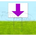 thumbnail image 1 of Arrow Down (18" x 24") Yard Sign, Includes Metal Step Stake, 1 of 6
