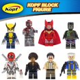 thumbnail image 2 of Vengadores Marvel Deadpool Domino Compatible con Minifigures bloques de construcción juguetes para niños, 2 of 4